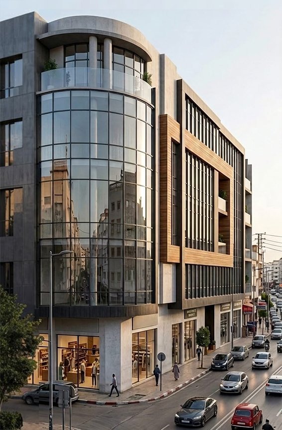 Plateaux bureaux, vue 1