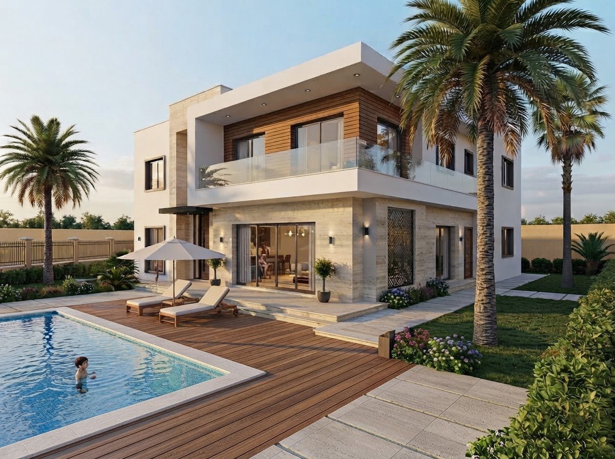 Villa, vue 1
